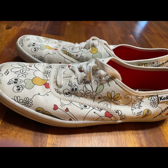 Women’s keds sugar skull size 10 gently used - Picture 2 of 7